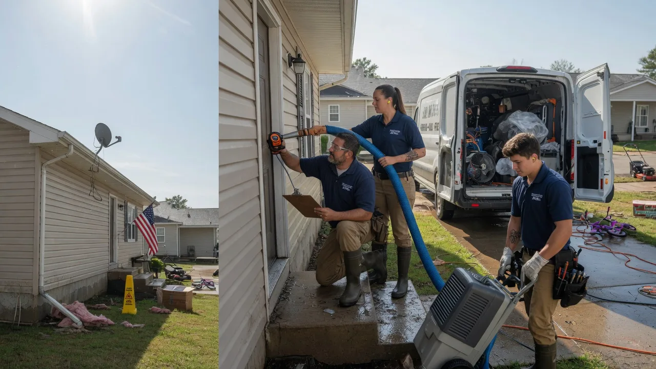 Ceiling Water Damage Restoration in Latham, OH near me